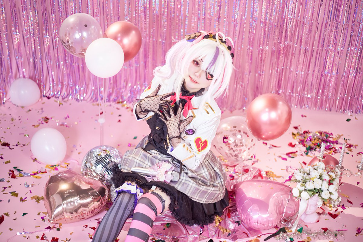 lin_watanabe's tweet photo. Hope your every day is a strawberry-flavored 🍓happy birthday, my little sweetheart🥰❤️‍🩹🐰
#MariDollDay 
#MariArt 
#MariaMarionette 
#cosplay https://t.co/7KtzVLWAY0