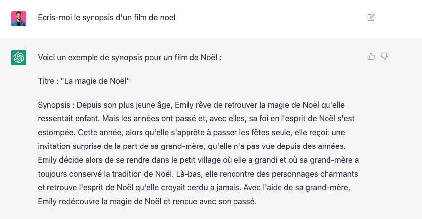Macadam ⚡️ (@mac_a_dam) on Twitter photo On vous voit <a href="/NetflixFR/">Netflix France</a> jouer avec l'IA #ChatGPT pour écrire les scénarios des téléfilms de #Noel 😅 mais on adore quand même ❤️ Go produire "La magie de Noël" ? On vous voit <a href="/NetflixFR/">Netflix France</a> jouer avec l'IA #ChatGPT pour écrire les scénarios des téléfilms de #Noel 😅 mais on adore quand même ❤️ Go produire "La magie de Noël" ?