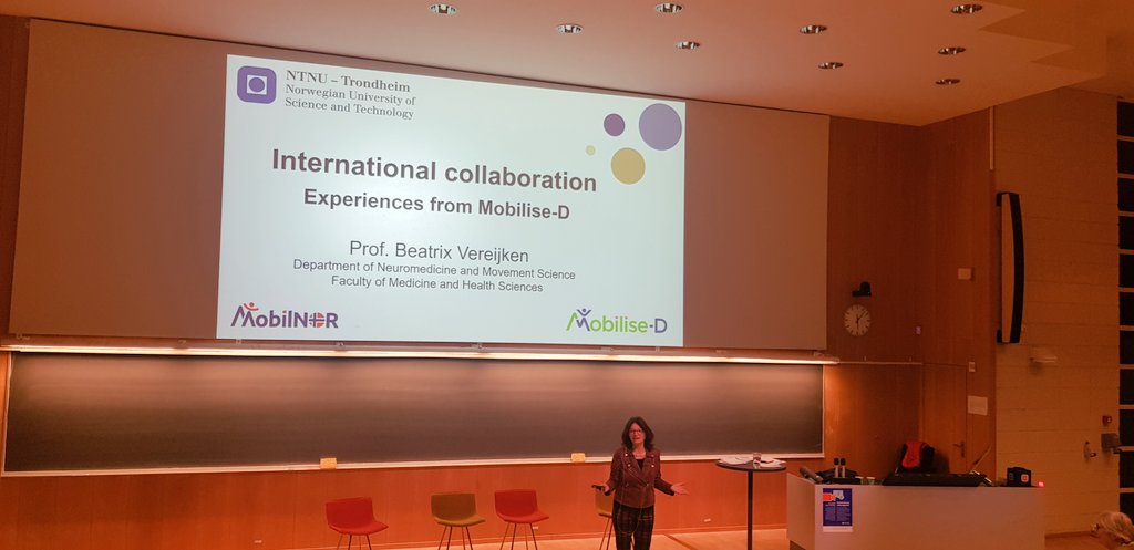 Mobilise_D's tweet photo. Bridging the gap of cultures, political borders, organisational practices and crossing the fields of academics, industry, patients, and public to create value for the society, better treatments, sustainability and innovation. @NTNU @BeatrixV13 @MobilNor #MobiliseD @IHIEurope https://t.co/PfgghXku6e
