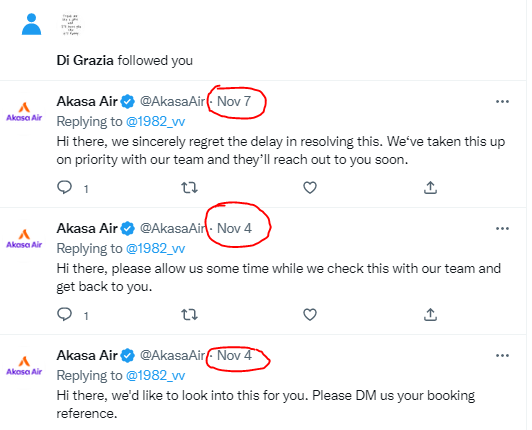 1982_vv's tweet photo. @AkasaAir @AkasaAir Getting the same reply from you guys from past one 1.5 months. See the screenshot as a reminder to you guys. If high priority means more than a month, I'm just thinking how many years non high priority cases you will take to resolve.
@JM_Scindia @MoCA_GoI Please help https://t.co/oe34nO9LjN