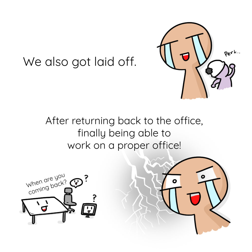 SolipPark's tweet photo. It's the time to talk about...#layoffs in #gameindustry. Check out the latest episode of Game Expats Story #gameexpatsstory #webcomic https://t.co/zbsYwhelSj https://t.co/Nqc0Jh9PLO