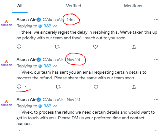 1982_vv's tweet photo. @AkasaAir @AkasaAir Getting the same reply from you guys from past one 1.5 months. See the screenshot as a reminder to you guys. If high priority means more than a month, I'm just thinking how many years non high priority cases you will take to resolve.
@JM_Scindia @MoCA_GoI Please help https://t.co/oe34nO9LjN