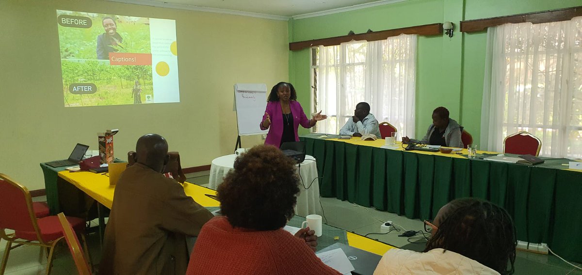 WinnieKiunga's tweet photo. Leadership and learning are in indispensable. Attending training on Project Communication facilitated by @JoyKivata @ViAgroforestry #Impactfulcommunication https://t.co/6Jf7jVeLUW