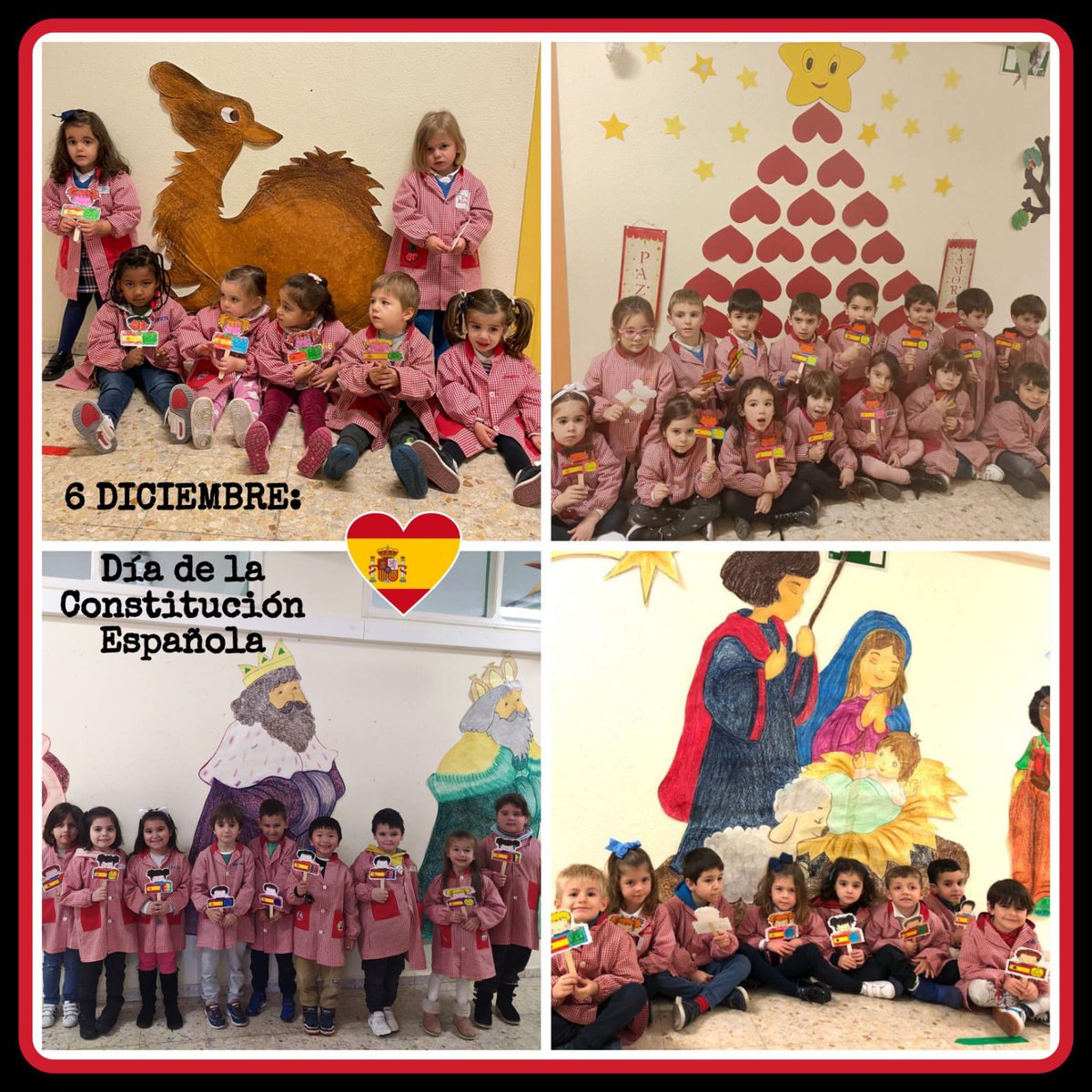 ccvirgenpenabem's tweet photo. El alumnado de E.Infantil del @ccvirgenpenabem @FundEducere descubre y aprende qué se celebra el 6 de diciembre realizando una manualidad 🇪🇸 ¡feliz Día de la Constitución Española! 🇪🇸📖 #DíadelaConstitución https://t.co/3X6vQyNzNJ