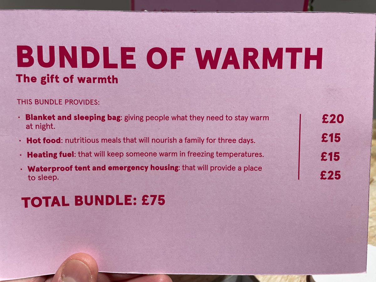 If you're considering sending gifts from your business this Christmas, I can highly recommend buying gift bundles from the wonderful <a href="/chooselove/">Choose Love</a> (they also do cool merchandise).

They support refugees and displaced people globally, and food/fuel is in high demand.