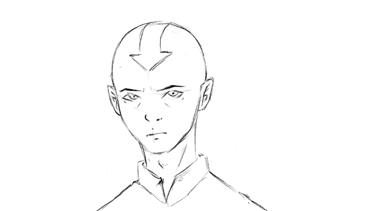 SamArtTweets's tweet photo. Aang 60fps hair animation 4k #animation https://t.co/bfF6MWe0Jy