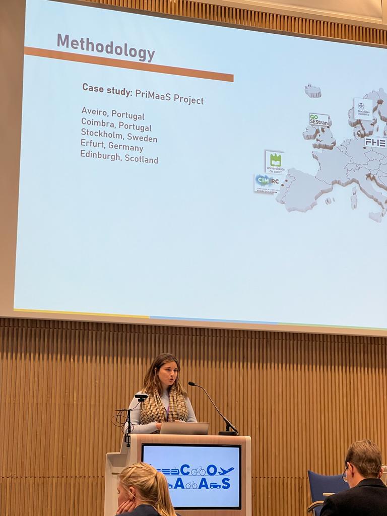 On the 28-29th of November 2022 at #ICoMaaS research fellow <a href="/_sofiasuarez/">sofi</a>  from the University of Aveiro, PriMaaS LP presented the study named “Designed and evaluation of MaaS subscription bundles”.