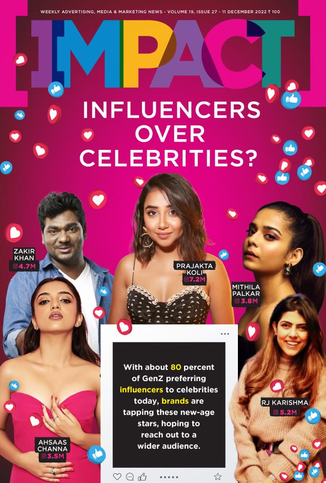 IMPACT_onnet's tweet photo. #IMPACTThisWeek: With about 80% of Gen Z preferring influencers to celebrities today, brands are tapping these new-age stars, hoping to reach out to a wider audience
Read more: https://t.co/m5jjPzpPtb
@HeyAhsaasChanna @TheSuhaniShah @PepsiCoIndia @Meta @GroupMIndia @RjKarishma https://t.co/g5RJFLfDMt