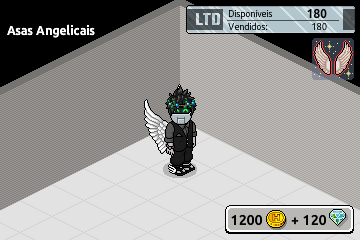 HabboNews_k's tweet photo. Esse é o preço das Asas Angelicais LTD! Disponível a partir das 13h BR / 16h PT. - #Habbo https://t.co/uWsQ7HSS9i