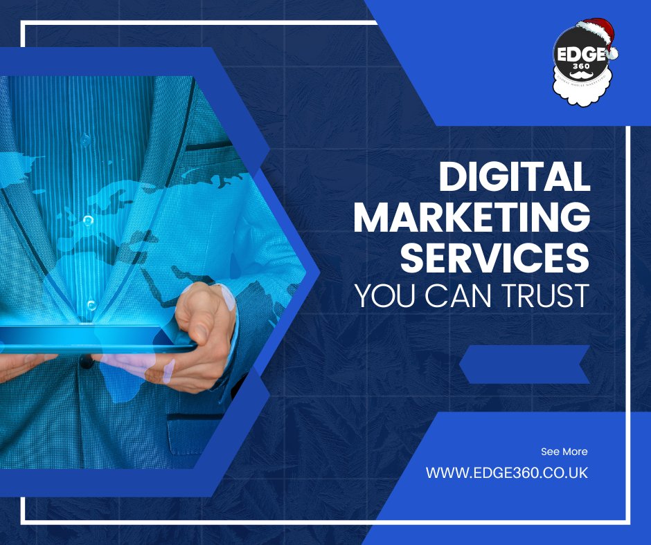 Edge360Limited's tweet photo. Edge360 offers #digitalmarketing solutions for all types of businesses. Email us and get a free quote today!
Contact us: info@edge360.co.uk
.
.
.
#socialmediamarketing #seo #onlinemarketing #marketingstrategy #digitalmarketingagency #smallbusiness #PPC #emailmarketing https://t.co/9djzK5FAQP