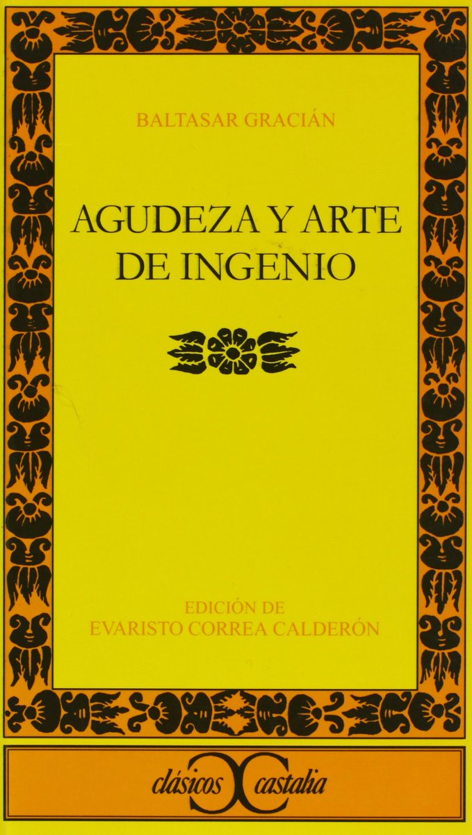 emilio_delrio's tweet photo. "Cada uno muestra lo que es en los amigos que tiene"
Gracián
(como hoy es el aniversario de la muerte de este aragonés universal, en 1658, voy a ir tuiteándolo) https://t.co/EXDD4D44Et