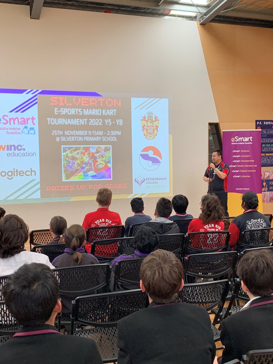 Silverton Primary School hosted its very first inter-school e-sports Mario Kart tournament on the 25th of November! The article about the day is now LIVE over at the schools website! 

Click here to read more: silverton-ps.vic.edu.au/articles/908