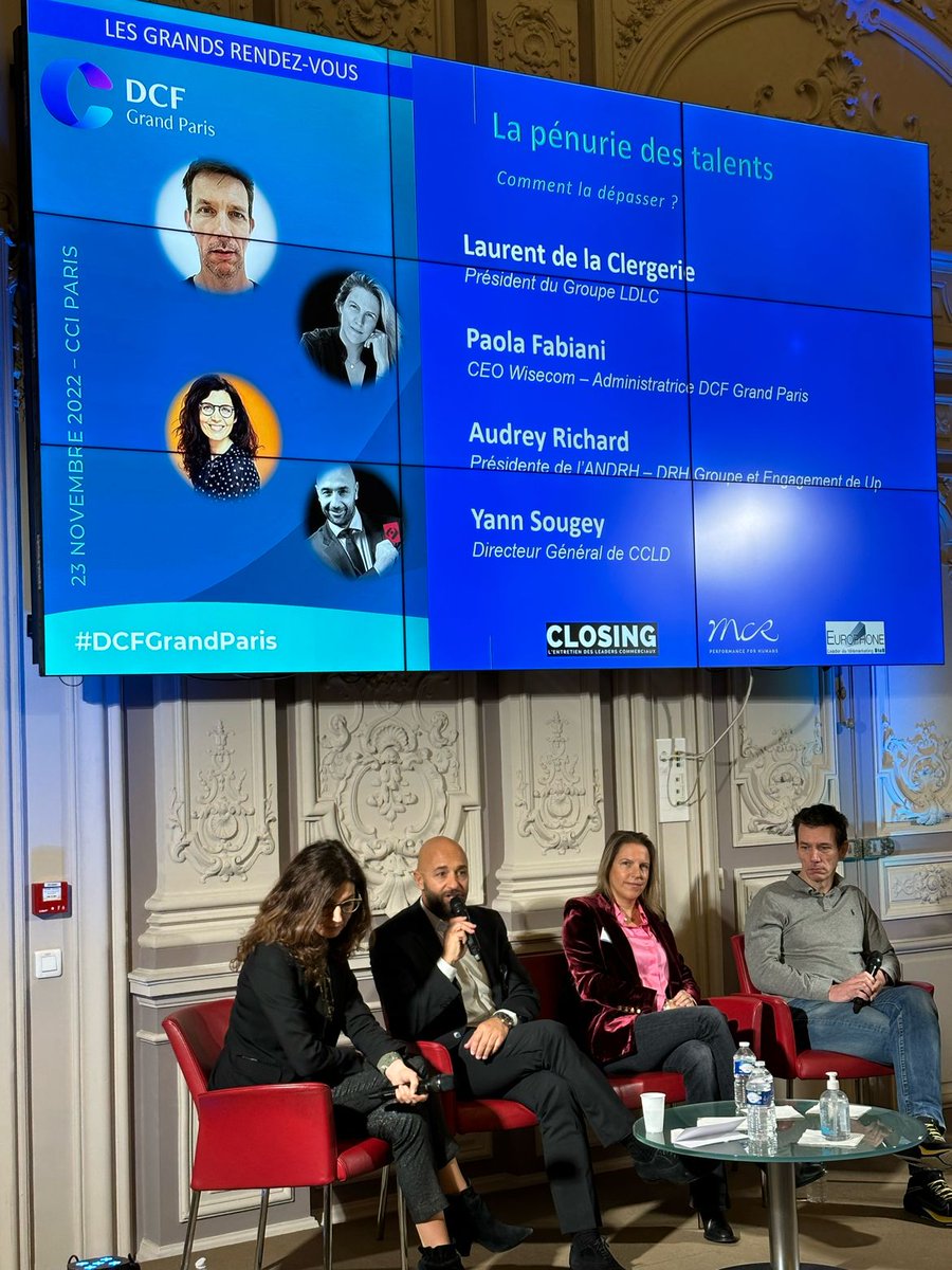 🎤 Lors de la conférence organisée par DCF Grand Paris le 23 novembre dernier, Paola Fabiani est intervenue et est revenue sur la politique de Wisecom pour attirer et fidéliser les talents 💎

🔗linkedin.com/video/event/ur…