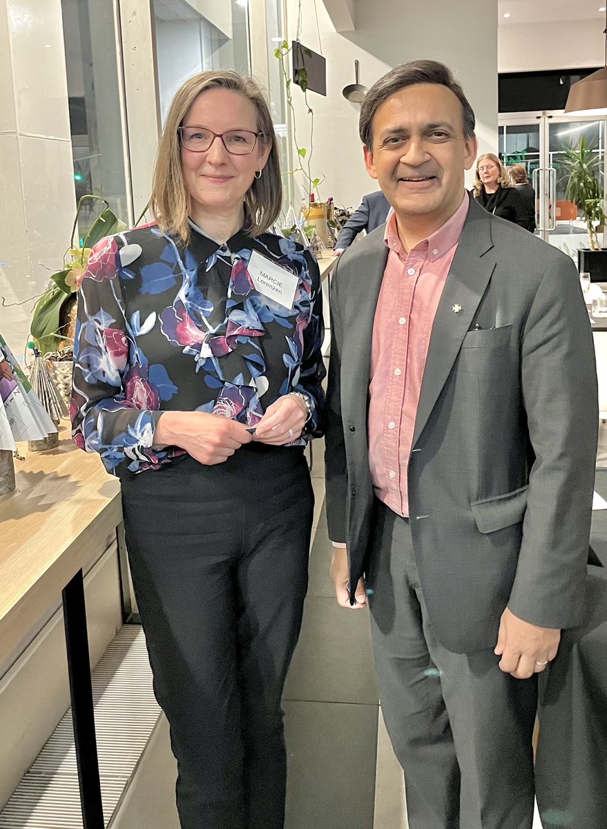 DrHankChaudhry's tweet photo. I was delighted to recognize Fleur-Ange Lefebvre, PhD, for her 19 years of dedicated service as Executive Director and CEO of @FMRAC_ca and Past Chair of IAMRA. I look forward to working with Interim ED/CEO Marcie Lorenzen, MD, who takes over on January 1. https://t.co/aWoUQRzIP4
