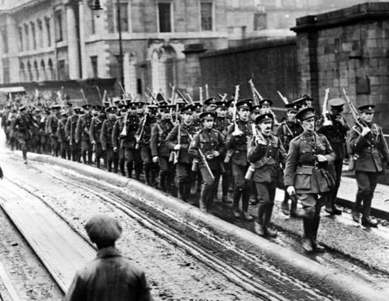 This day in December, 1922.

British troops leave Dublin for the final time, at Dublins North Wall