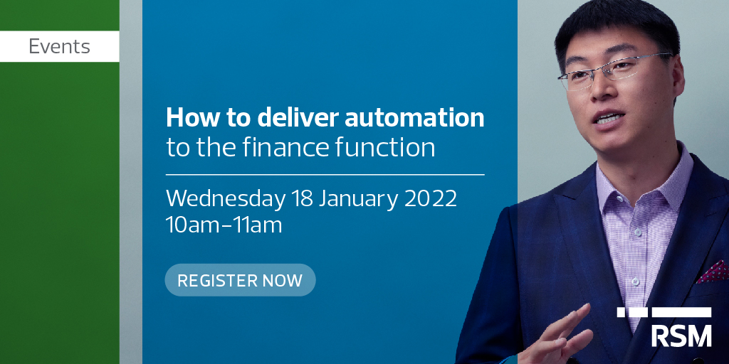 RSMUK's tweet photo. 📆 We’re delighted to invite you to join us on 18 January 2023 at 10am, where we will discuss the specific tools for finance leaders, to help deliver greater levels of automation to their teams.

Secure your place here ➡ https://t.co/gHEdrGgBLC

#RSMInsights #Automation https://t.co/eOHURWuVtH