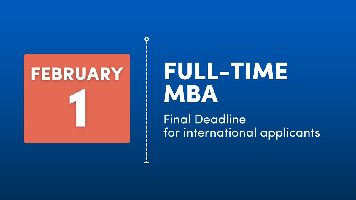 2/1 Final deadline for International Applicants!

The #UBMBA program prepares high achievers for leadership positions. Apply to the program by 2/1. bit.ly/3EiYxPO