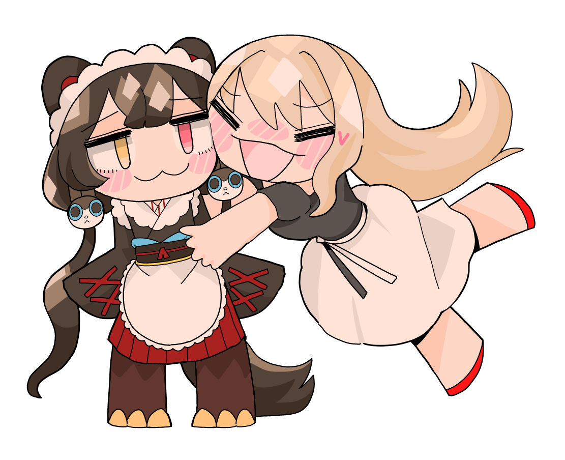 戌亥とこ 「アグレッシブフレン #フレン見て #いぬいらすと 」|電気ウサギ⚡🐰のイラスト