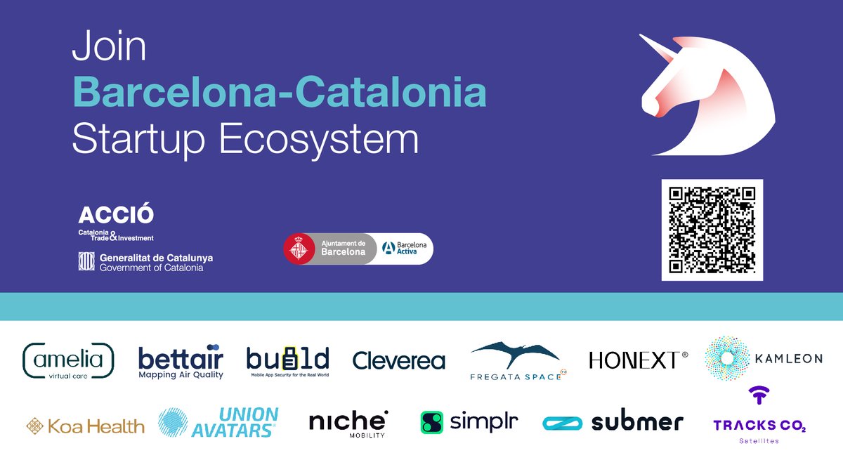 barcelonactiva's tweet photo. Assistim al @NOAHConference amb @accio_cat i 5 #startups relacionades amb @barcelonactiva!
✅#BettairCities i #Honext: van rebre assessorament
✅@Fregata_Space: va estar incubada al #MediaTIC
✅@submertech: va rebre assessorament financer
✅#LinkingRealities: incubada a #Glòries https://t.co/0bbpNflgUB