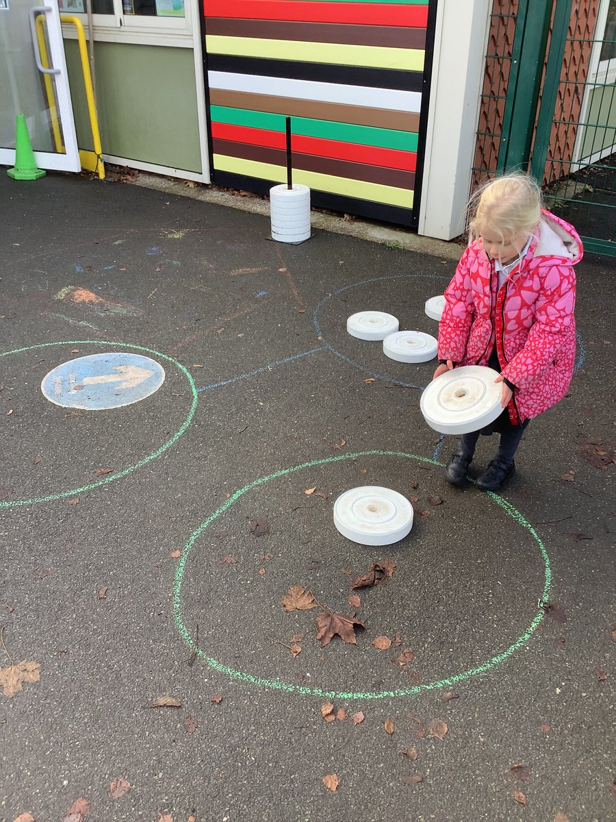 RECEPTIONOPS's tweet photo. Exploring part,part,whole for maths outside.#mathseyfs https://t.co/Lbv63xm0w0