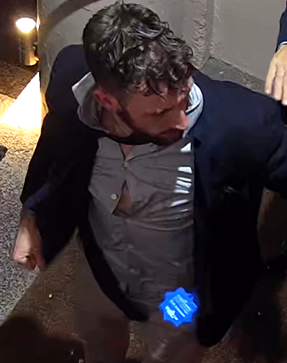 Glos_Police's tweet photo. Officers are releasing the images of a man they would like to speak to in connection with a glassing incident in Cheltenham. The attack on a member of staff left the victim requiring 16 stitches to his face. Do you recognise this man? More here: https://t.co/Xb3D27zBQ0 https://t.co/2GnYl1W80Y