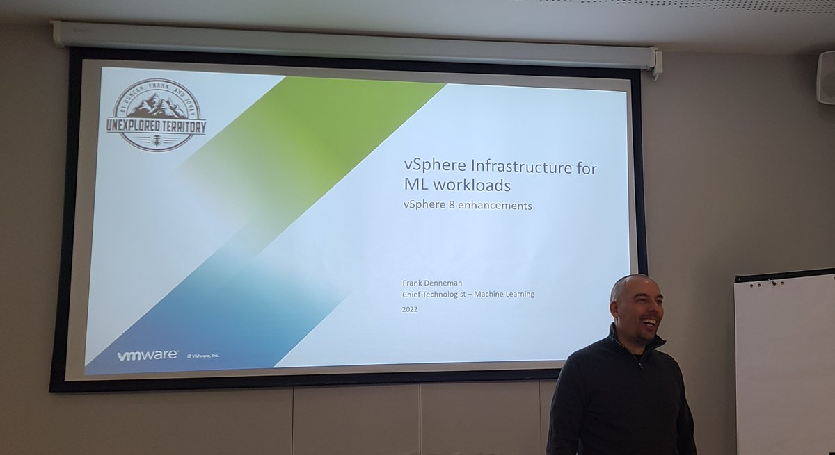 Looking forward to learning about vSphere Infrastructure for ML Workloads from <a href="/FrankDenneman/">Frank Denneman</a>  at the <a href="/MyVMUG/">VMware User Group</a> #LeaderSummit2022!