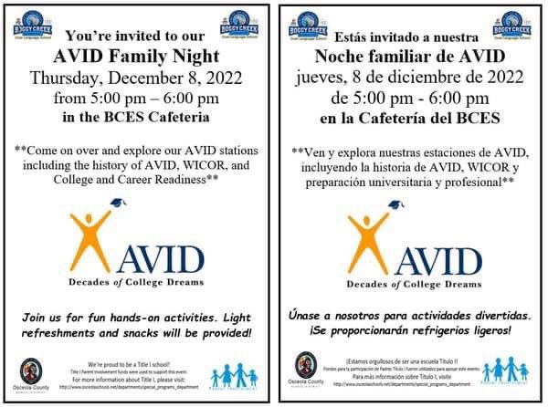 Join us💙 <a href="/Osceolaschools/">Osceola Schools</a> <a href="/AVID4College/">AVID</a> <a href="/AvidSoutheast/">AVIDSoutheast</a> <a href="/sdocavid/">SDOC AVID</a>