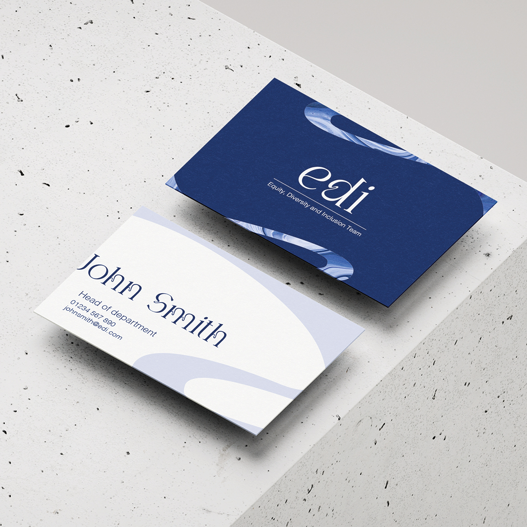 The Equity, Diversity and Inclusion Team at <a href="/BristolUni/">University of Bristol</a>  recently had a rebrand. In order to reflect the ethos of the EDI Team, we created a logo that reflects the idea of fluidity and movement, which utilises a modern graphic typeface and a reoccurring shape.