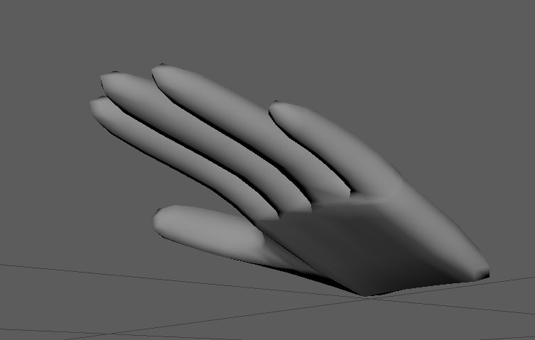 EthanPrce's tweet photo. Attempted my first hand in Maya. Seems I forgot the knuckles but for a first attempt I’m sure we can overlook that 👍
#maya #3dmodeling #gamedevelopment #games #firsttime https://t.co/4KhvNqTUA6