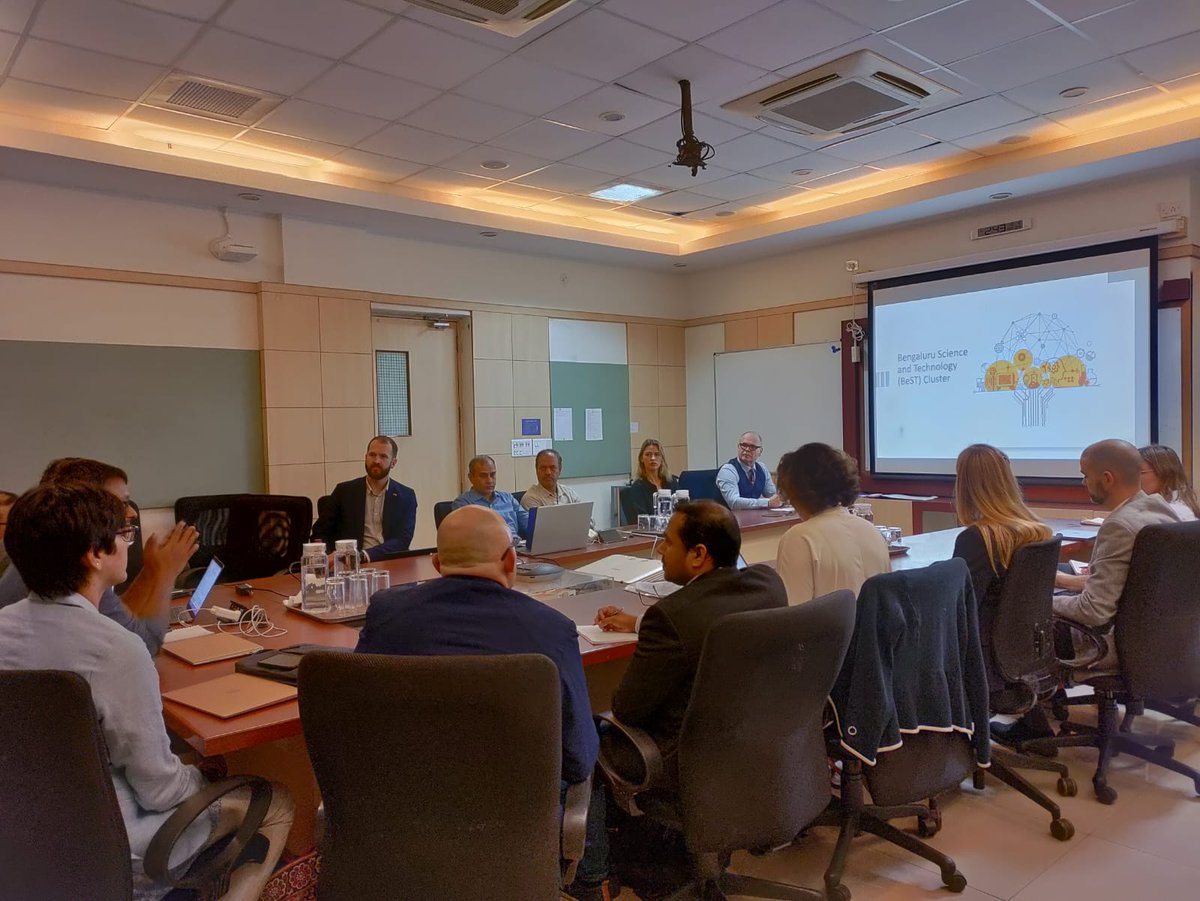 BeSTCluster's tweet photo. #Innovation beyond boundaries.
#BeSTCluster met with a Swedish Delegation to explore possibilities for synergy on #SandTinnovation. Swedish S&T leaders in innovation included @Vinnova, @vikinganalytics,@imatrics, @swedishincubators, who also met with the @PrinSciAdvOff https://t.co/RI996hCero