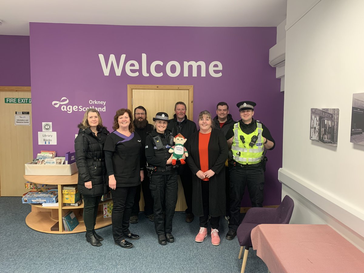 PSOSOrkney's tweet photo. Have yourself a scam free christmas! Magnus went along to @Orkneyscams meeting yesterday at @age_scotland . If you or any of your relatives would like information about scams and how to avoid them please get in touch with @Orkneyscams #OSAG #scamnesty https://t.co/QCBYgj8hNY