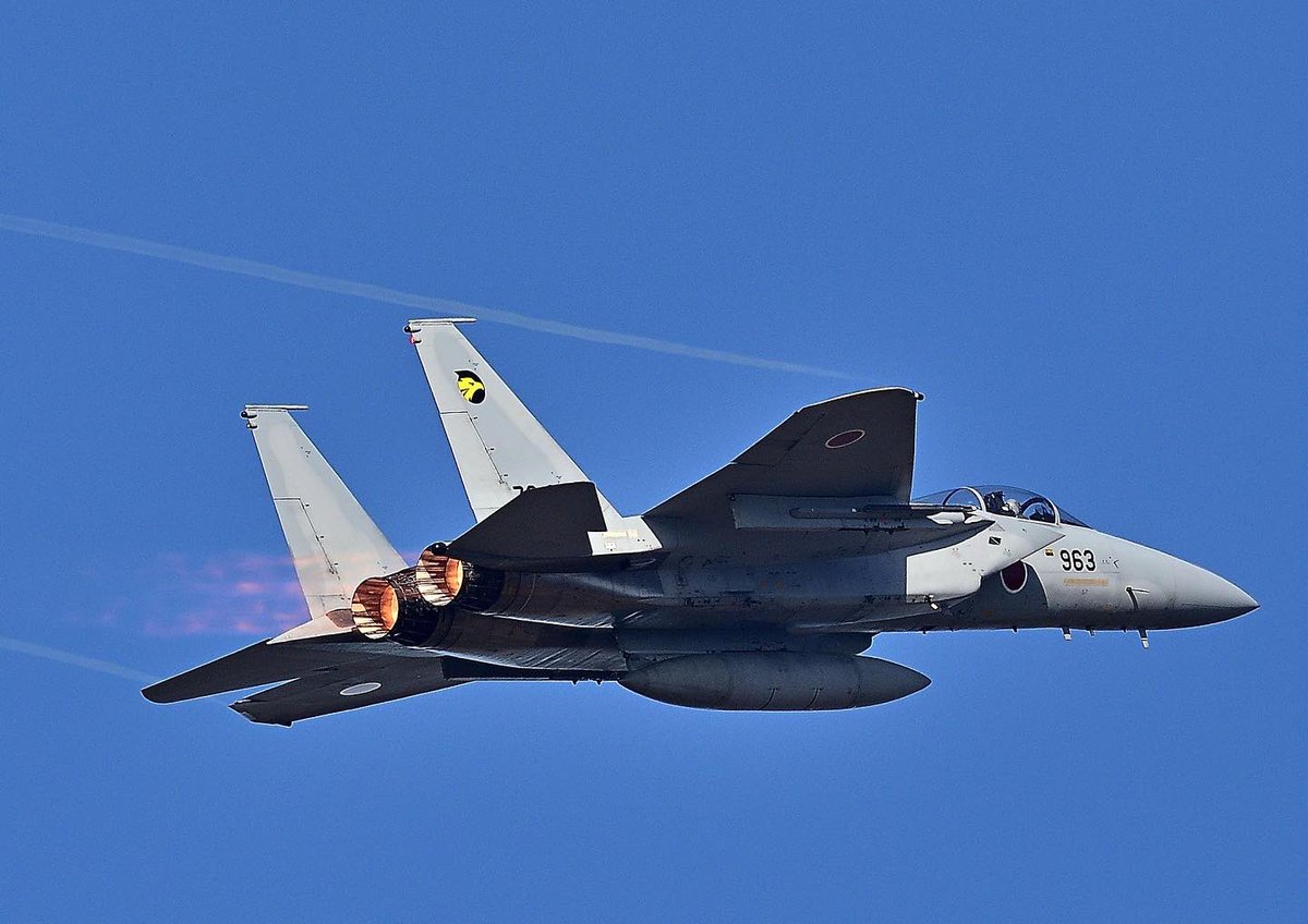 ponchan_787's tweet photo. 百里基地航空祭、F-15の機動飛行です😊

#百里基地　#百里基地航空祭　#航空自衛隊 #ファインダー越しの私の世界ᅠ  #写真好きな人と繫がりたい  #Nikon  #Sigma #jsdf #F15j https://t.co/fhQp5dsdYm