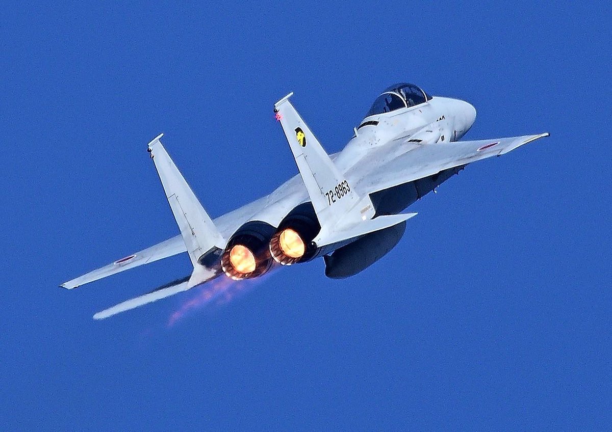ponchan_787's tweet photo. 百里基地航空祭、F-15の機動飛行です😊

#百里基地　#百里基地航空祭　#航空自衛隊 #ファインダー越しの私の世界ᅠ  #写真好きな人と繫がりたい  #Nikon  #Sigma #jsdf #F15j https://t.co/fhQp5dsdYm