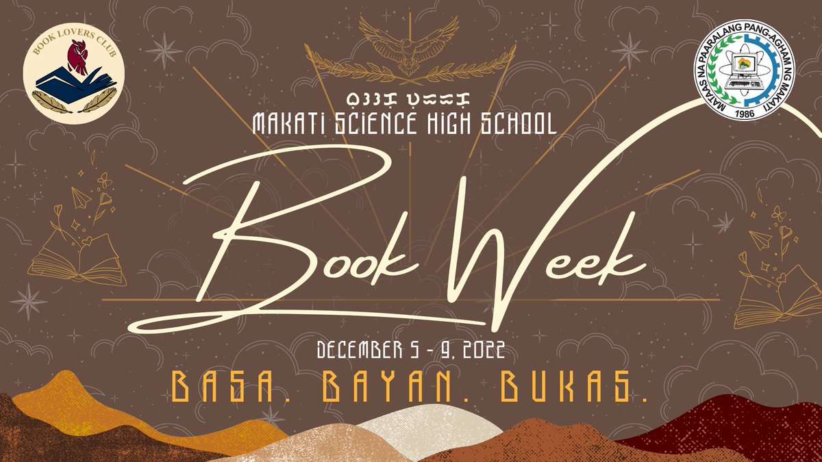 MAKSCIBLC's tweet photo. Oops! It’s ✨December ✨again and here we are swallowing our pride standing in front of you saying that

BOOK LOVERS CLUB IS BACK!😩

Please look forward to the fun and exciting activities that await you this magical week! 🫣

#BookWeek22_23
#BookLoversComeback https://t.co/YIDaQrmmpY