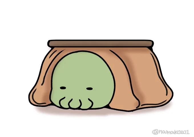 コタツ出しました。#ゆるるふ神話 