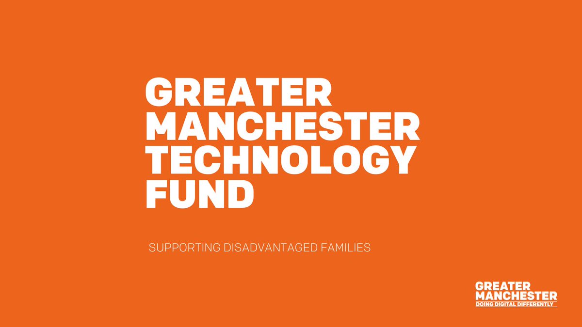 GMCAdigital's tweet photo. 📣 Businesses are donating devices and resources to support pupils in SEND & PRU schools across GM having equal access to learning, opportunities and to thrive.
Find out how your business can donate to the #GMTechFund and help #FixTheDigitalDivide ⬇️
https://t.co/V3QgybW6e4 https://t.co/HQfdLxgW0H