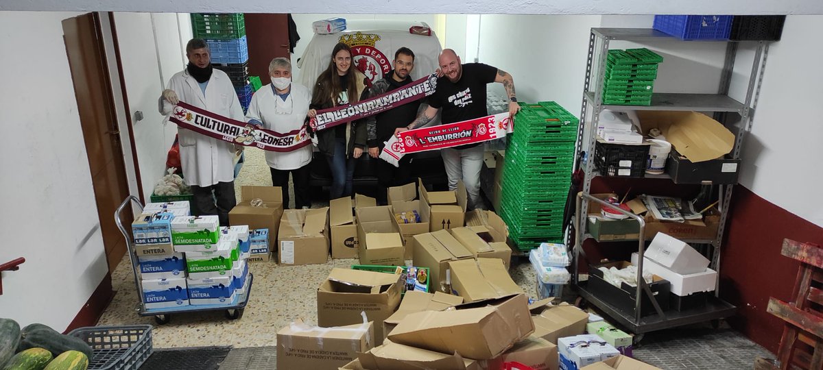 fdpcultural's tweet photo. ¡Ya hemos realizado la entrega de alimentos a #ASLECA! 🦁
Muchas gracias a todos los leoneses que han colaborado y a todas las sedes de recogida por su disponibilidad.
¡Gracias! 🤗 https://t.co/H5xHDP6OSi
