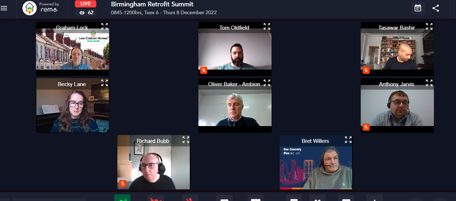 Lots of interesting Q&amp;A on Day1 with Richard Bubb <a href="/Symeco/">Richard Bubb</a>, Becky Lane <a href="/furbnow/">Furbnow</a>, Anthony Jarvis <a href="/MidlandHeart/">Midland Heart</a>, Tasawir Bashir <a href="/_MECCTrust/">MECC Trust</a>, <a href="/Bret_Willers/">Bret Willers</a> <a href="/coventrycc/">Coventry City Council</a> with Oliver Baker <a href="/AmbionHeating/">Ambion Heating</a>, Tom Oldfield <a href="/MixergyLtd/">Mixergy</a> #birminghamretrofitsummit