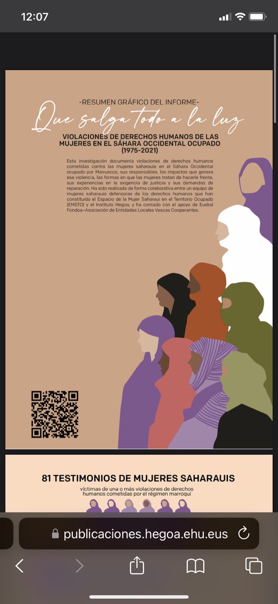 #16DaysSaharawiWomen
#16DaysActivism
#OrangeTheWorld #WomenUnderOccupation

Imprescindible 👇🏽
publicaciones.hegoa.ehu.eus/uploads/pdfs/6…