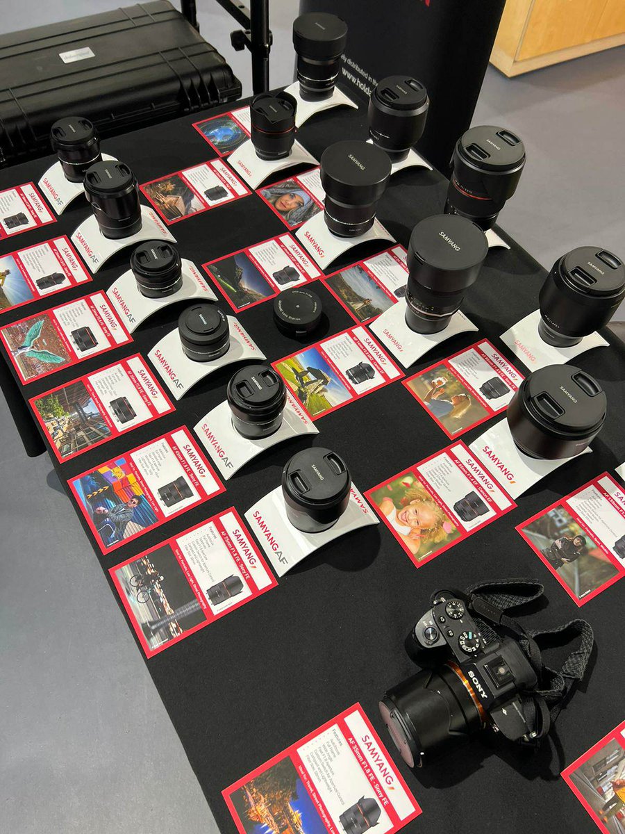 HoldanBlog's tweet photo. We are 1 hr into the #samyang #tryoutevent in @wextweets store in #Birmingham have a look at all the beautiful #primelenses on display ๐ธ
Please have a chat with our #technicalproductspecialist @MarcusSwales in-store to try out the lenses ๐
#samyanglens #camera #cameralens https://t.co/7UU7ekWb0b