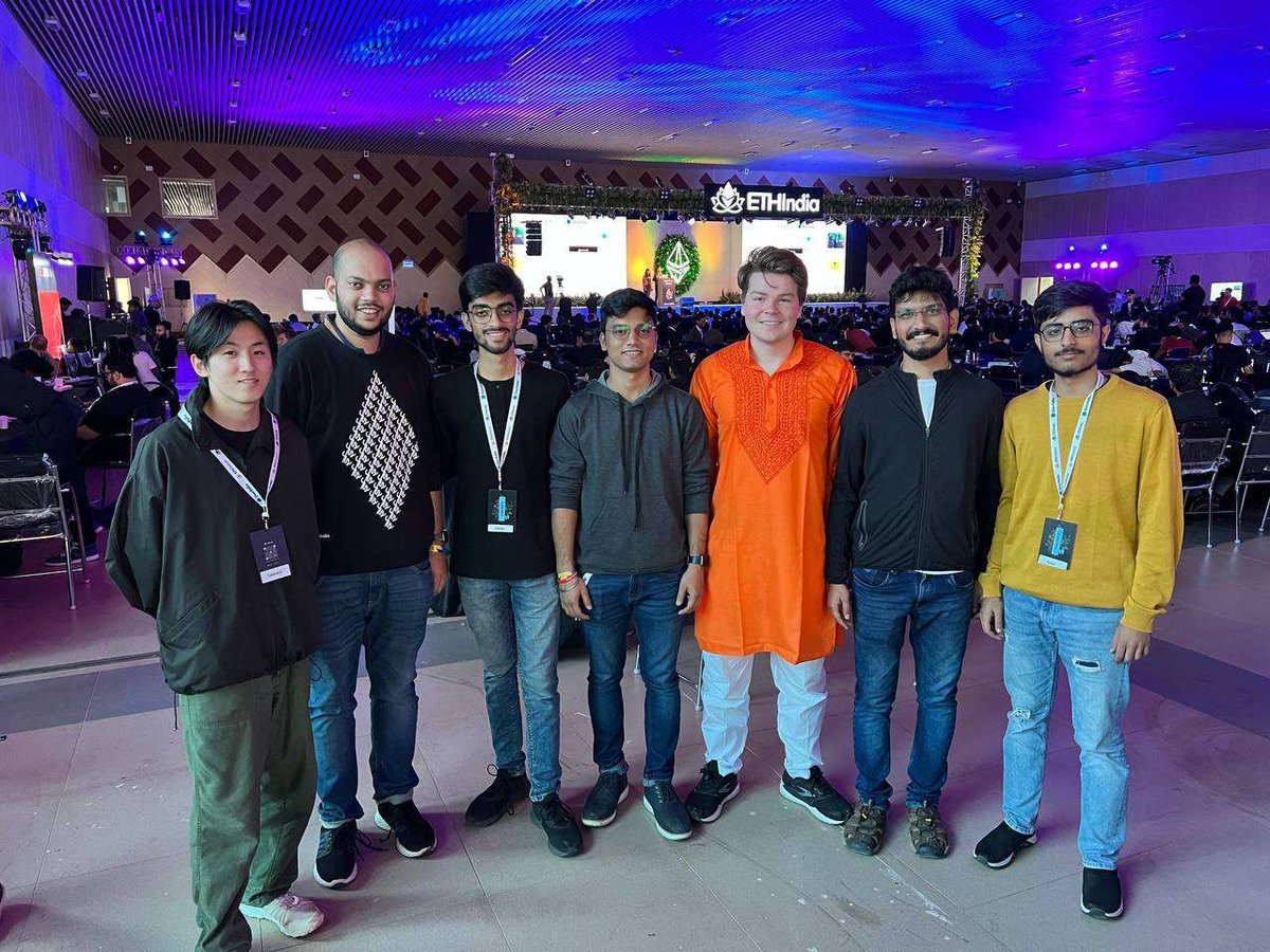 KunalKhatri137's tweet photo. The next day I attended #ethindia. It was my first hackathon. I found my teammates on discord; surprisingly 3 of us belong to the same city, Jaipur. Attended workshops, and got to know about cool protocols. We coded 36+ hrs and scored 3rd for the @MinaProtocol pool prize https://t.co/hB3zx6VoXU