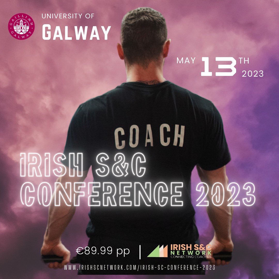 irishscnetwork's tweet photo. Weโre delighted to welcome Shayne as a speaker for our conference in Galway next year!
More announcements coming over the next few weeks ๐ Tickets are just โฌ89.99 until the new year, so get yours quick!
#IrishSC #IrishStrenghtandConditioning #irishpt #sdmperformance https://t.co/cwIP5QFvzt
