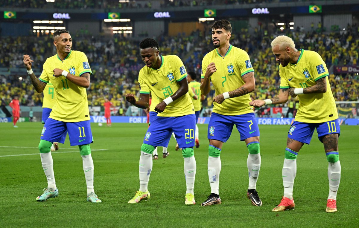 Brasil firme candidato a ganar el mundial tras clasificarse de forma brillante para cuartos de final frente a Corea.
Credito: Xinghua/Cordon Press