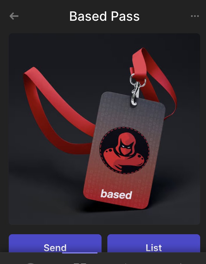 Hey! Incredible news!
 
The <a href="/supercodersdao/">Super Coders DAO</a> now have our own <a href="/Getbased/">Based</a> pass! 

This pass will give access to their holders to the very exclusive Super Coders group on the Based app. 

See you there!