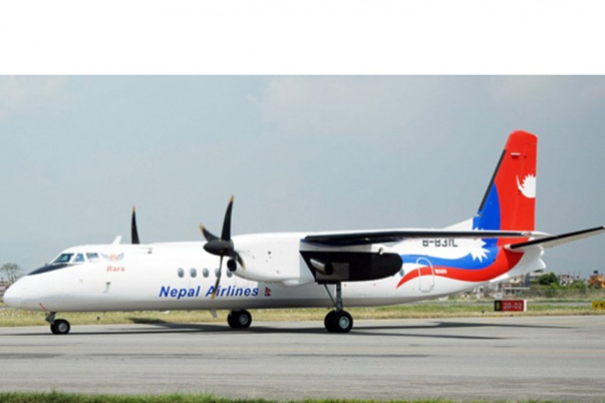 sushbhattarai's tweet photo. The ailing flagship air carrier @NepalAirlinesRA has decided to sell its #China made 56-seater two #MA60 and 17-seater four #Y12e aircraft. All aircraft had been grounded in #Kathmandu airport since three years. #Nepal #Aviation #AvGeek https://t.co/emkopkB1Sk