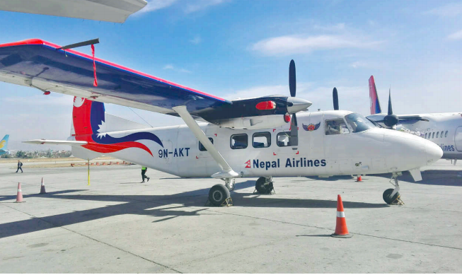 sushbhattarai's tweet photo. The ailing flagship air carrier @NepalAirlinesRA has decided to sell its #China made 56-seater two #MA60 and 17-seater four #Y12e aircraft. All aircraft had been grounded in #Kathmandu airport since three years. #Nepal #Aviation #AvGeek https://t.co/emkopkB1Sk