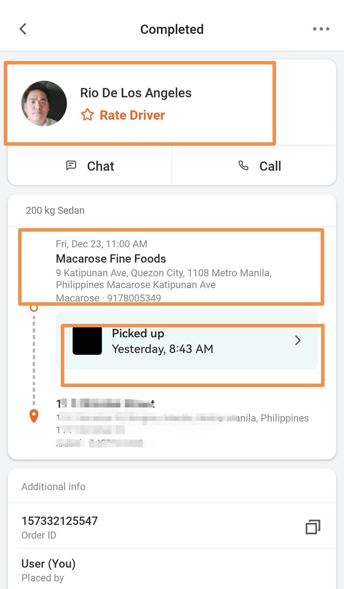 TheRomeM's tweet photo. @lalamoveph Could you explain how the driver completed this order ahead of time and took my funds without advice? What kind of scamming is this from your drivers! Please investigate and refund me my money! https://t.co/Sc5JWTJqwJ