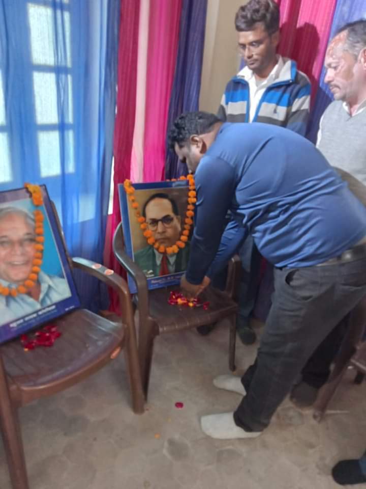 ManojShreedev1's tweet photo. बौद्धीसत्व महामानव विश्व रत्न संविधान निर्माता भारत रत्न बाबा साहेब डॉ भीम राव अम्बेडकर जी के 67 वे महापरिनिर्वाण दिवस पर सादर आदरांजलि पुर्ण श्रद्धार्पण व कोटि कोटि नमन
🙏
जय भीम नमोबुद्धाय https://t.co/97dHwAHn6g