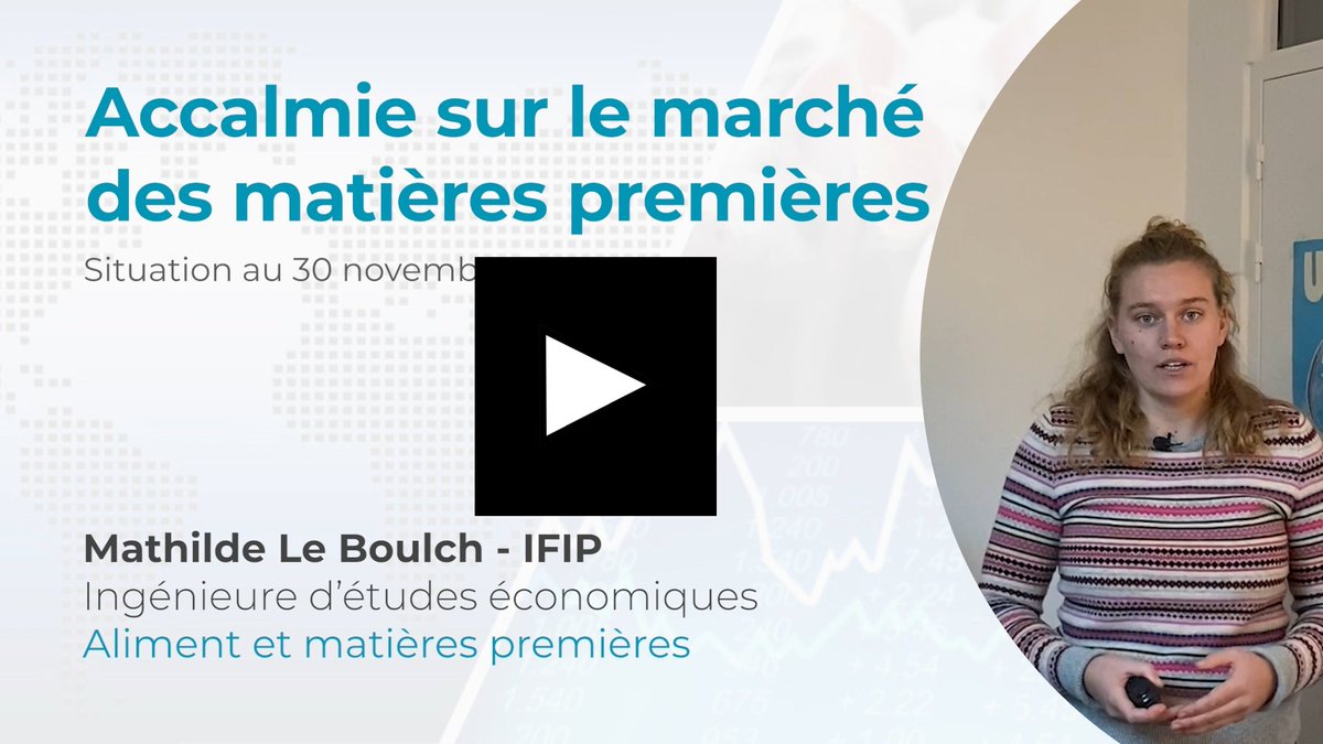 🎥 : Le marché des matières premières connait une période d'accalmie.
Par Mathilde Le Boulch, <a href="/IFIP_inst_porc/">Ifip</a> 
porcmag.com/economie-busin…