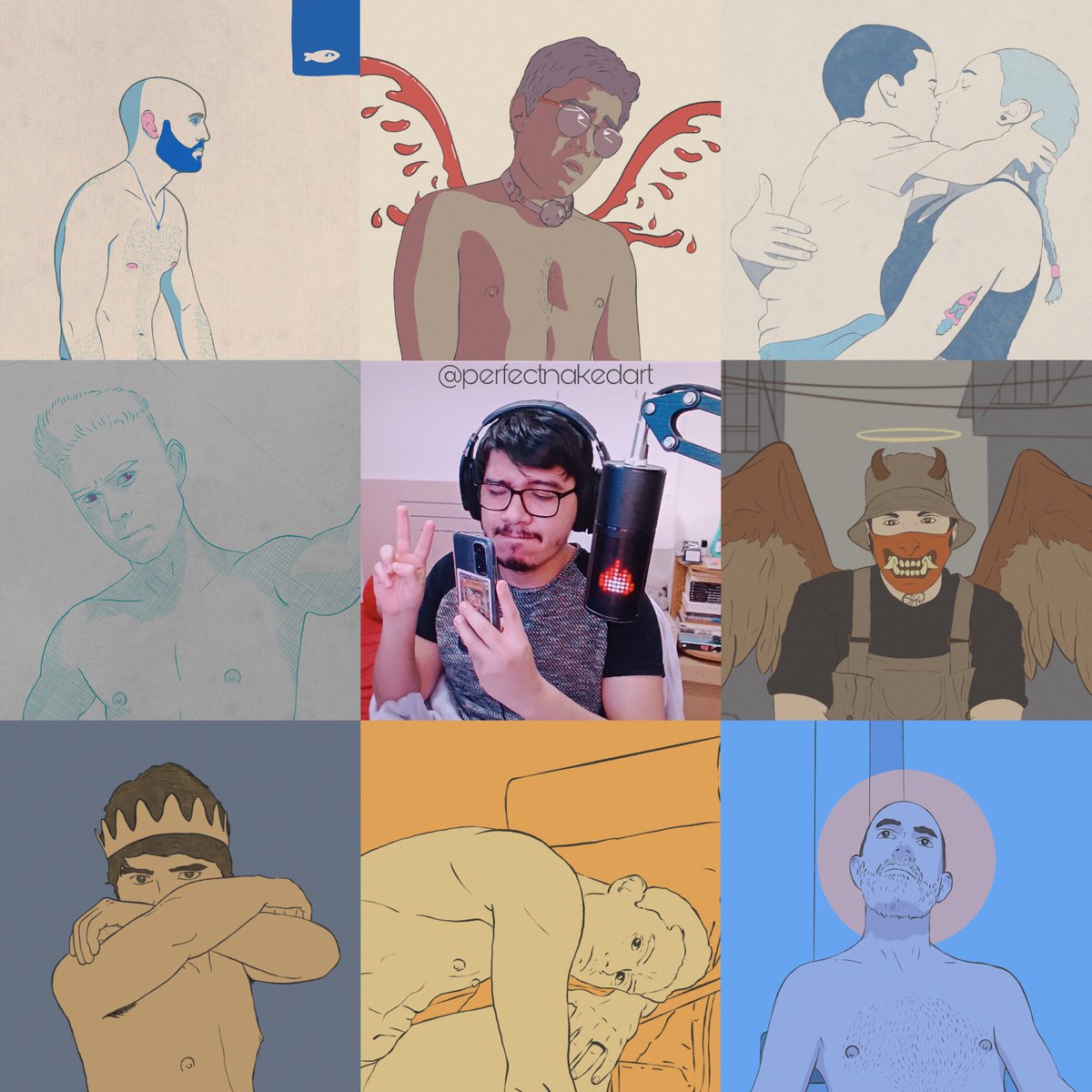 PerfectNakedArt's tweet photo. #artvsartist2022 
Although it may not seem like it, this was a good year for my drawings. 🥰 https://t.co/o2n59QpRsN